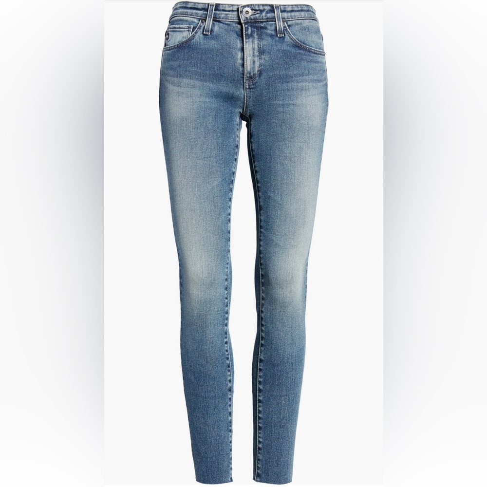 AG Women's Blue Skinny Jeans